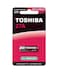 Toshiba 27A Type Alkaline Battery 12 V (0% Mercury) - Equivalent To A27 / Mn27 / L828