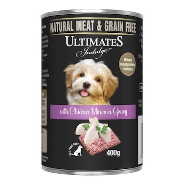 Ultimates Indulge Chicken Mince In Gravy Dog Food 400g