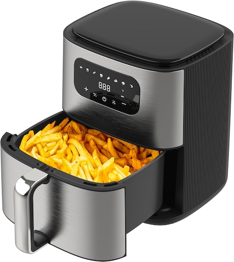 Star Track Air Fryer 4.2Litres, 9 Blades Fan 1520W, Touch Control Function, 8 Cooking Preset Elegant Design For Home