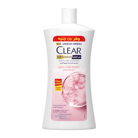 Clear Scalp Care Soft and Shiny Anti-Dandruff Shampoo for Women - 900ml