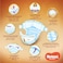حفاضات Huggies (هجيز) سمول سينت مقاس 2 21 حفاضة