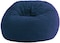 Soft Bean Bag-Blue - velvet