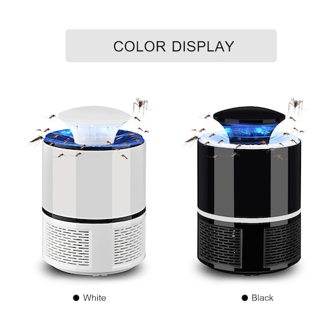 KKmoon-Electric Mosquito Killer USB UV Lamp Bug Zapper Insect Flies Killer Repeller Eliminator Catcher Mosquito Trap with Tray Lamp Anti-mosquito Tool No Noise for Home Living Room Bedroom Office Indoor