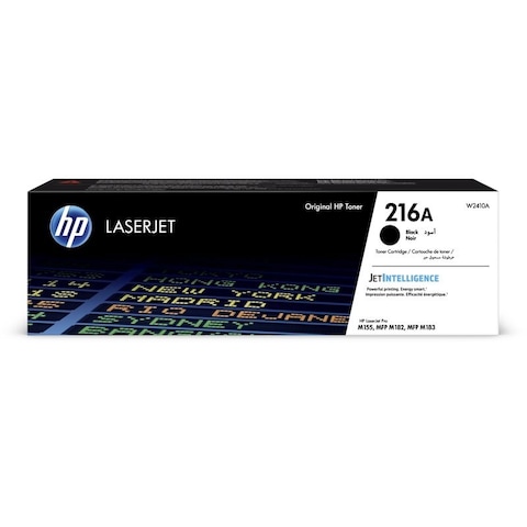 HP 216A Black Toner, W2410A