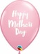 Qualatex Mother's Day Script Latex Balloons 6-Pieces- 11-Inch Size- Pink