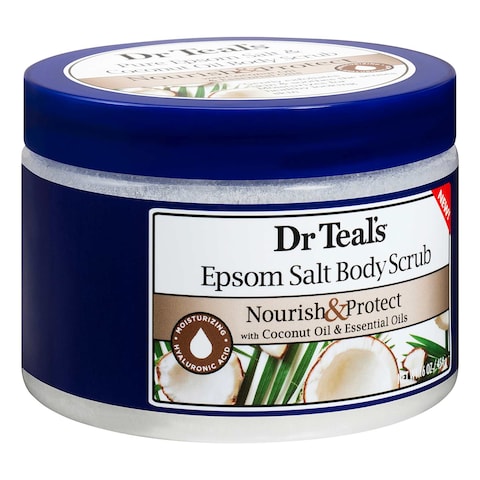 Dr Teal&#39;s Epsom Salt Body Scrub White 454g