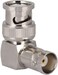 BNC Elbow Male Female Adapter, BNC Male Right Angle to Female BNC Adapter Connector, BNC 90 Degree Right Angle Adapter