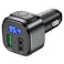 Hoco. Car Charger - E67 Fighter - Qc3.0 With Wireless FM Transmitter