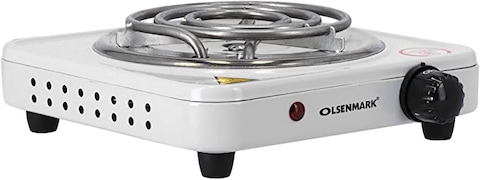 Olsenmark Stove Aoulsenmark --1,000 Watt - White - Omhp2201N