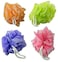 Beautiful Shower Sponge Loofah, Bathing Shower Ball Sponge, Scrubber, Loofah For Unisex (Assorted Colour) (Pack Of 1 Unit)