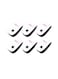 Sunshine - 6-Piece Ultrasonic Pest Repeller Set White 4inch