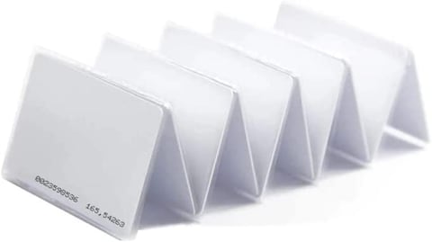Rubik 20pcs 125Khz RFID Cards, Fixed Unique Number Printable PVC ID Cards, Non-Writeable Proximity Smart Cards For Time Attendance Access Control