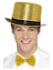 Smiffys Sequin Top Hat with Elastic Inner Rim- Gold