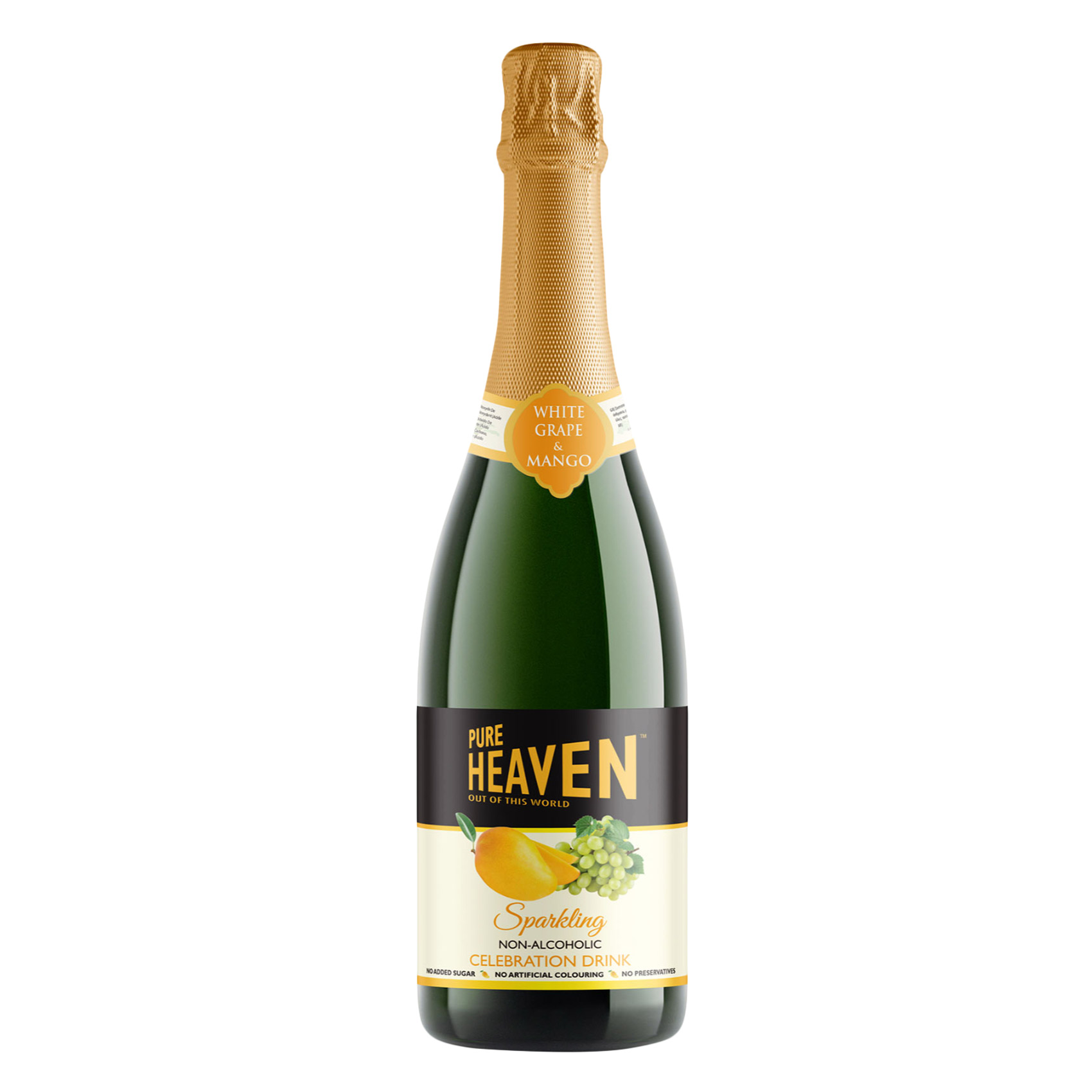 Pure Heaven Grape And Mango Sparkling Wine 750Ml