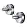 Zalcoon Suction Cup Towel Hooks For For Bathrooms, Stainless Steel, Shower Hanger Hook Hanger Towel Rack Heavy Duty Wall Mounted Robe Hooks Sucker, Bathroom Organizer (Pack Of 2)