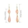 Aiwanto 1Pair Earring Part Earrings Pink