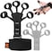 Finger Strengthener, Grip Strength Trainer, 6 Resistant Level Finger Exerciser, Hand Exercisers for Strength, Hand Grip Strengthener for Patients Strength Training (Black+Grey)