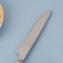 Ramadan Design Heavy Duty Ceramic Handle  Dinner Knives Set of 6 Stainless Steel Butte, Spreader Cheese Knife,Table Knifes,Steak Knives,Fruit Knife -Green And White Color