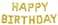 Generic 13-Piece Happy Birthday Balloon 16Inch Gold