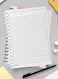 Lowha Spiral Notebook With 60 Sheets And Hard Paper Covers With Boho Design, For Jotting Notes And Reminders, For Work, University, School