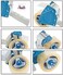 ABBASALI TAPE DISPENSER HEAVY DUTY WITH 6PCS CLEAR PACKING TAPE 100YARD