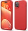 elago Liquid Silicone for iPhone 15 Plus case cover Full Body Protection, Shockproof, Slim, Anti-Scratch Soft Microfiber Lining - Red