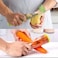 Sezn Storage Peeler, 3-In-1 Peeler With Trash Can, Hand Peeler For Fruits And Vegetables Collect Cup Peeler Shredder Peeler Slicer For Kitchen Supplies (2Pcs)