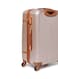 PK 4 Piece Hardside Luggage Travel Trolley Bag Set, Rose Gold