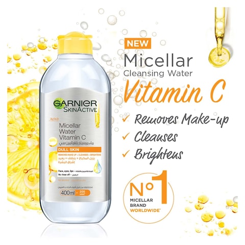 Garnier Micellar Water with Vitamin C - 400 Ml