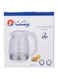 Techno Best Glass Kettle, 1.7L, 1850.0W, BGK-002, White