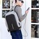 Generic Anti Theft Grey Laptop Backpack With USB Charge Waterproof Bag