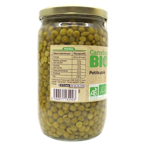 Carrefour Bio Peas 720ml