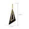 Aiwanto Hanging Earring Beautiful Gold Earring Western Wear Earring Black Design(Gold)