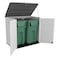 Cameltough Outdoor Garden Storage Cabinet, 135L X 84W X 119H cm, Heavy Duty, Multipurpose Storage Shed For Home, Garden, Office And Workshop, Weather-Resistant, CT636