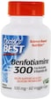 Doctor's Best Benfotiamine With Benfopure, Maintain Healthy Glucose Metabolism. 300 Mg, 60 Veggie Caps, 60 Servings