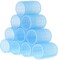 10pcs Self Grip Hair Rollers Pro Salon Hairdressing CurlersProfessional Hair Salon tool(Blue)