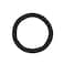 Generic-50p Pcs Black Thick Seamless No Slip Hair Bands Elastic Ties Soft Ponytail Holders for Women Girls