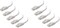 Cat 6 Ethernet Cable 3M  Patch Cable, Ethernet Cable, Network Cable, Internet Cable - 3 METER white - 10 PCS - DKURVE&reg;