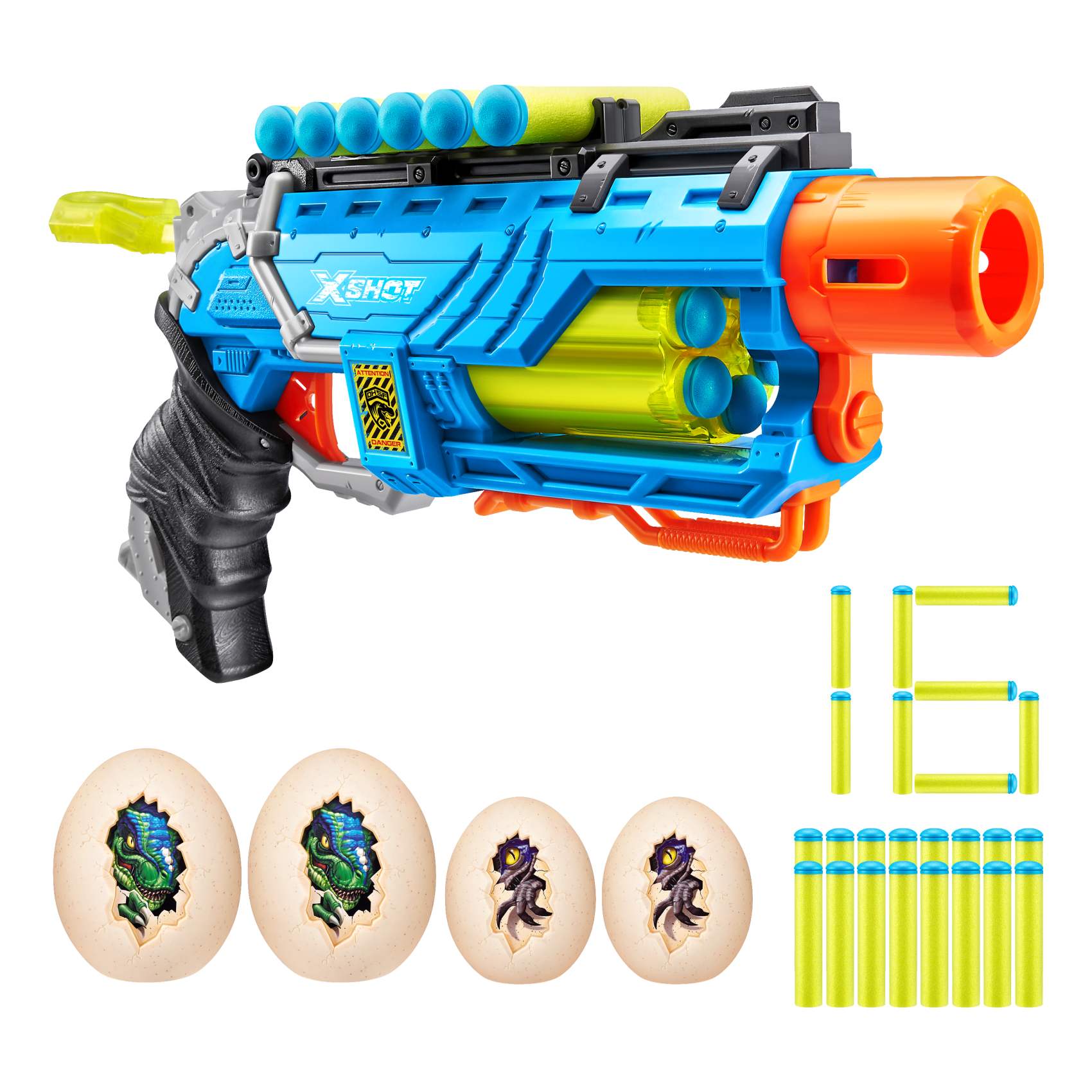 Buy Zuru X-Shot Dino Attack Striker Blaster Gun with 16 Darts and