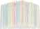 Vsell24 100Pc Flexible Drinking Plastic Straws Colored Bpa Free Disposable Bendy Straw 6Mm