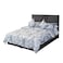 In House Granada Velvet Bed Frame - King - 200x180 cm - Dark Gray