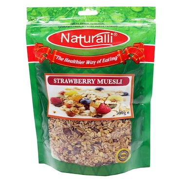 Naturalli Strawberry Muesli Cereal 500g