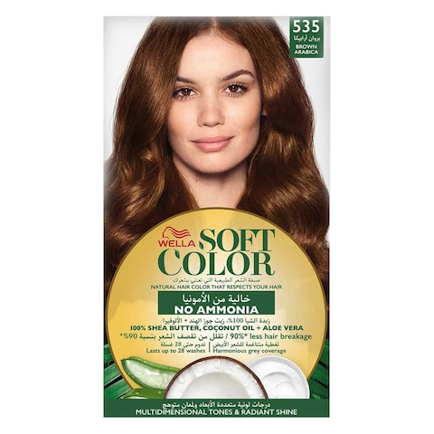 Wella Soft Colour Natural Instincts Hair Colour 535 Brown Arabica