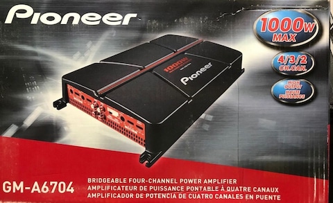 Pioneer Car Amplifier GM-A6704