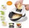 JMB 9 In 1 Drain Basket Vegetable Cutter, Rotate Vegetable Slicer With Drain Basket, Kitchen Multifunction Grater Shredder Food Dicer