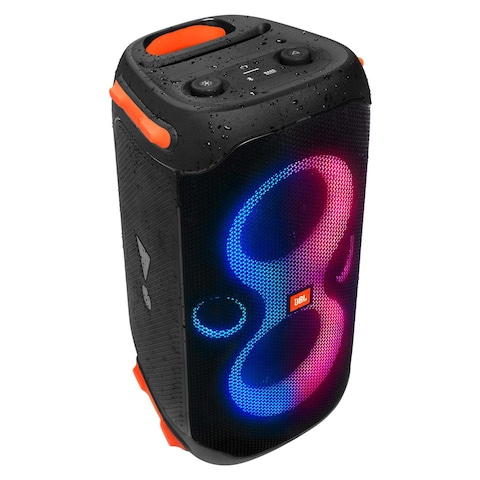 JBL Partybox 110 Portable Party Speaker Powerful Sound And Built-In Lights Black