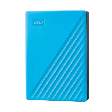 هارد ويسترن ديجيتال WDBPKJ0040BBK-WESN ماي باسبورت خارجي 4 تيرابايت يو اس بي 3 - أزرق
