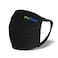 ProMask Set of 2 3-Ply Reusable Antimicrobial Fabric Mask Black
