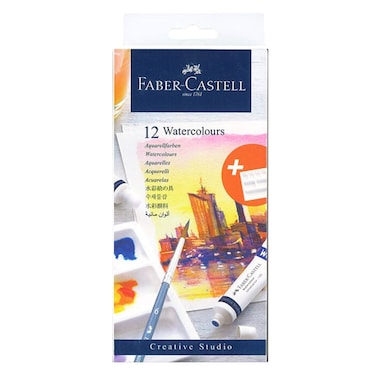 Faber Castell Watercolours 12  Tubes 370531