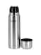 Delcasa Stainless Steel Vacuum Water Bottle Silver/Black 1L